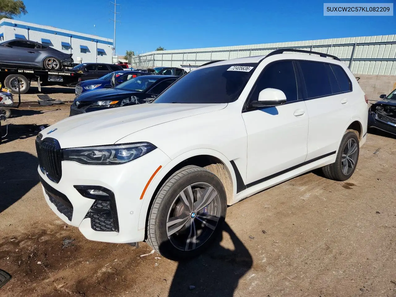 2019 BMW X7 xDrive40I VIN 5UXCW2C57KL082209 фото 1