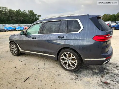 2021 BMW X7 xDrive40I VIN 5UXCW2C02M9H27355 фото 2