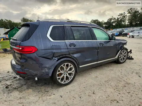 2021 BMW X7 xDrive40I VIN 5UXCW2C02M9H27355 фото 3