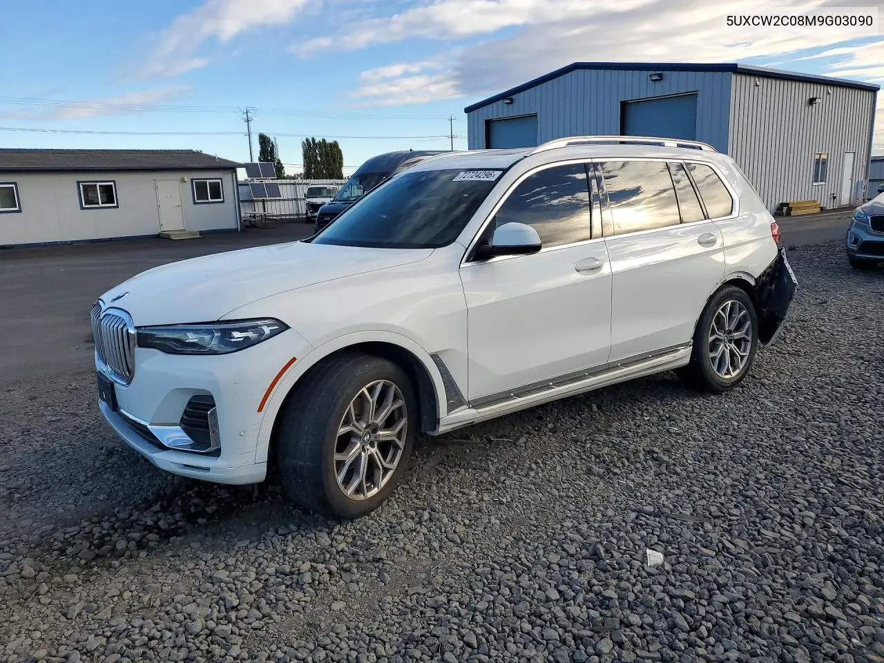 2021 BMW X7 xDrive40I VIN 5UXCW2C08M9G03090 фото 1