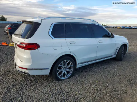 2021 BMW X7 xDrive40I VIN 5UXCW2C08M9G03090 фото 3