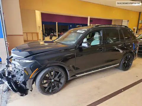 5UX23EM01P9P28194 — 2023 BMW X7, წინა ნაწილი, ფოტოები შეკეთებამდე