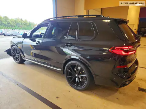 5UX23EM01P9P28194 — 2023 BMW X7, фото 2 с аукциона Copart, ПЕРЕДНЯЯ ЧАСТЬ