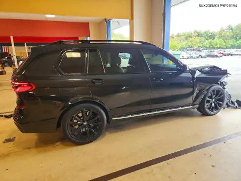5UX23EM01P9P28194 — 2023 BMW X7, фото 3 с аукциона Copart, ПЕРЕДНЯЯ ЧАСТЬ
