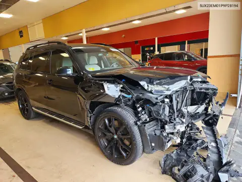 5UX23EM01P9P28194 — 2023 BMW X7, фото 4 с аукциона Copart, ПЕРЕДНЯЯ ЧАСТЬ