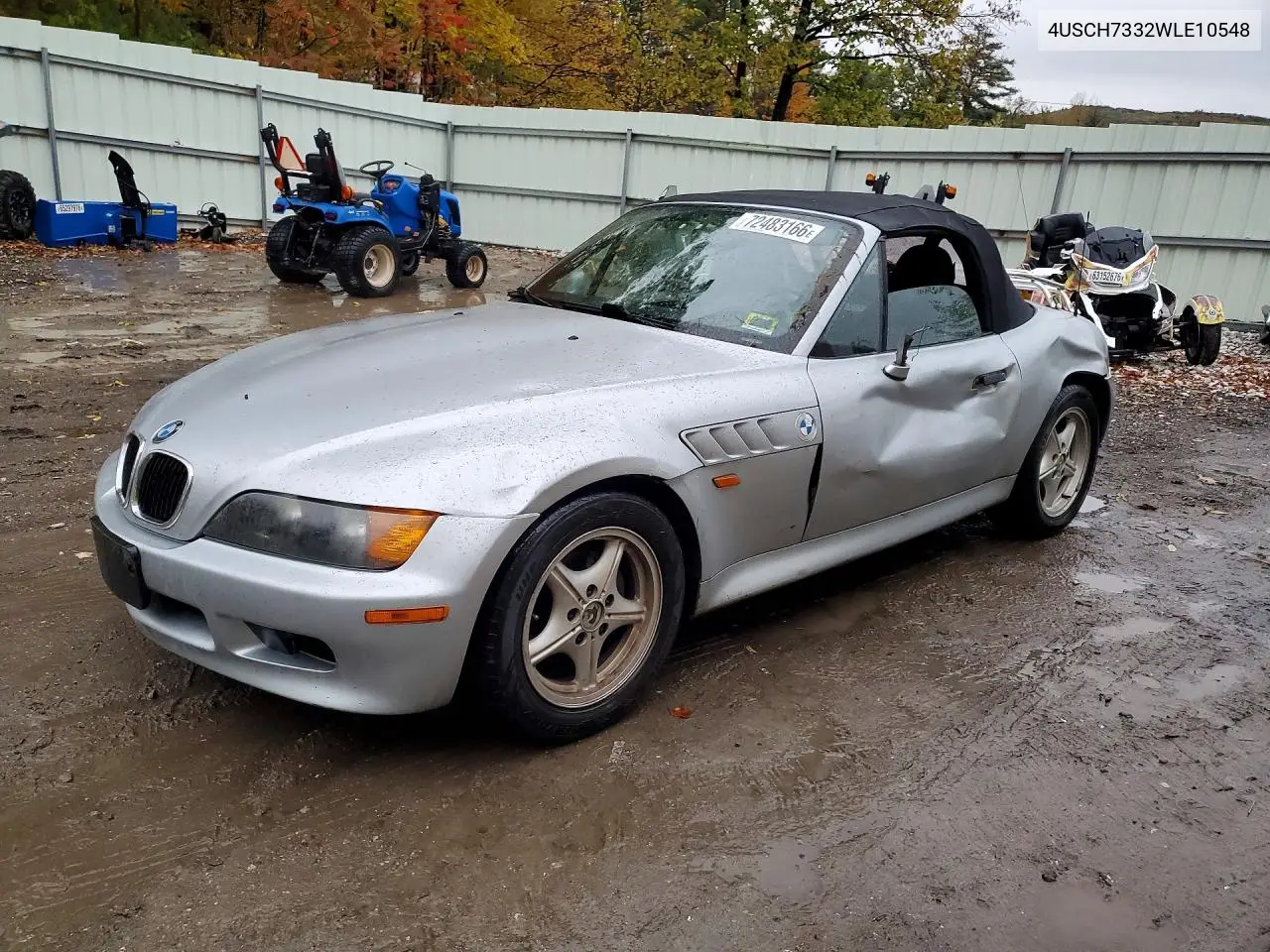 4USCH7332WLE10548 BMW Z3 1998 — повреждение Передняя часть, фото до ремонта