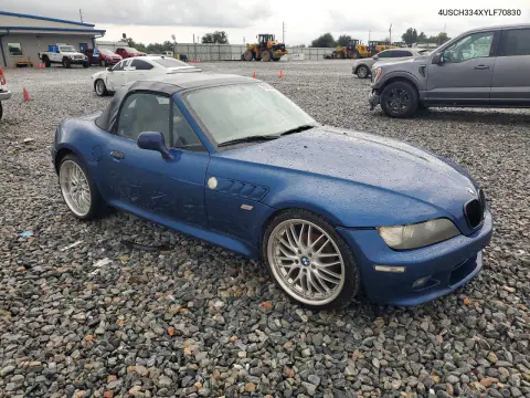 2000 BMW Z3 2.8 VIN 4USCH334XYLF70830 фото 4