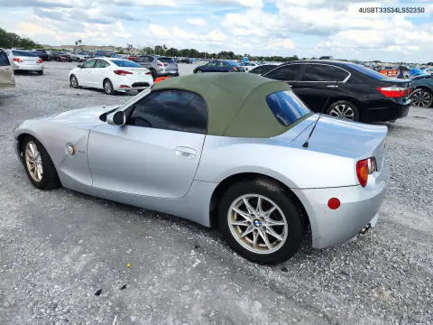 2004 BMW Z4 2.5 VIN 4USBT33534LS52350 фото 2