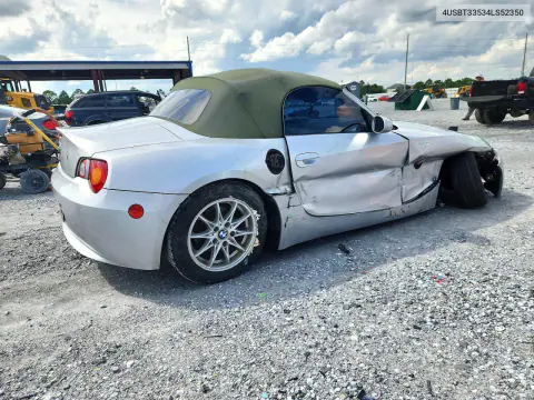 2004 BMW Z4 2.5 VIN 4USBT33534LS52350 фото 3