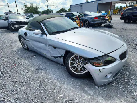 2004 BMW Z4 2.5 VIN 4USBT33534LS52350 фото 4
