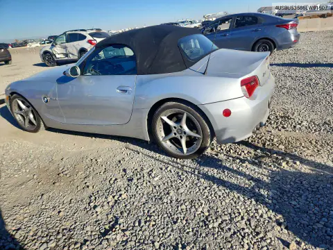 2006 BMW Z4 3.0Si VIN 4USBU53586LW91507 фото 2