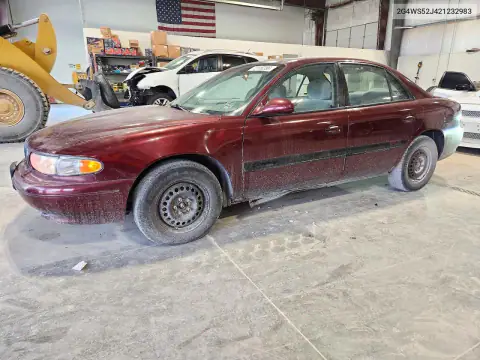 2G4WS52J421232983 — 2002 Buick Century, Передняя часть, фото до ремонта