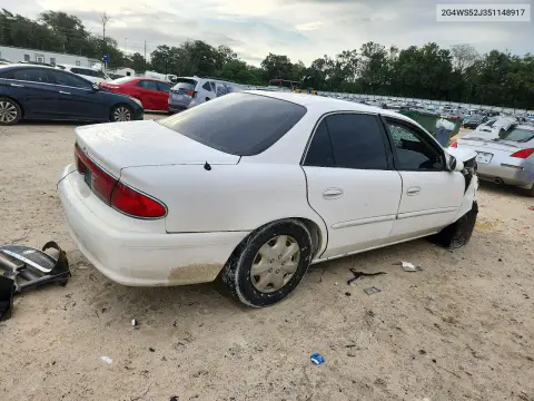 2005 Buick Century Custom VIN 2G4WS52J351148917 фото 3