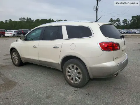 2012 Buick Enclave VIN 5GAKRDED1CJ344826 фото 2
