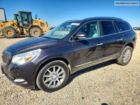 5GAKRBKDXEJ336509 — 2014 Buick Enclave, Боковая часть, фото до ремонта