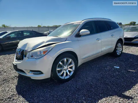 5GAKVCKD7FJ101813 — 2015 Buick Enclave, Передняя часть, фото до ремонта