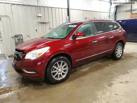 5GAKVBKD8GJ284599 — 2016 Buick Enclave, Передняя часть, фото до ремонта