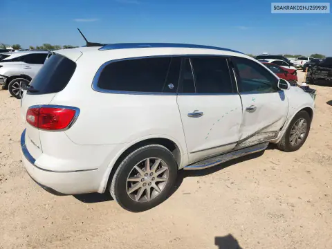 2017 Buick Enclave VIN 5GAKRAKD2HJ259939 фото 3
