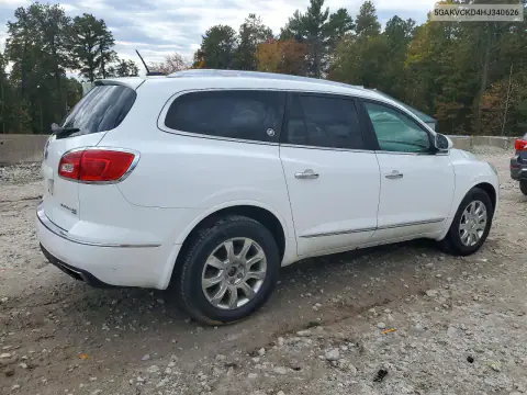 5GAKVCKD4HJ340626 — 2017 Buick Enclave, фото 3 с аукциона Copart, ПЕРЕДНЯЯ ЧАСТЬ