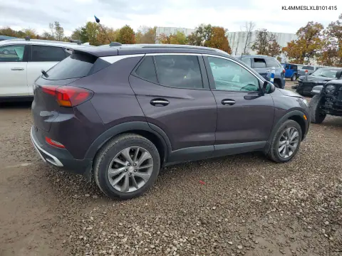KL4MMESLXLB101415 — 2020 Buick Encore GX, zdjęcie 3 z Copart, Przód