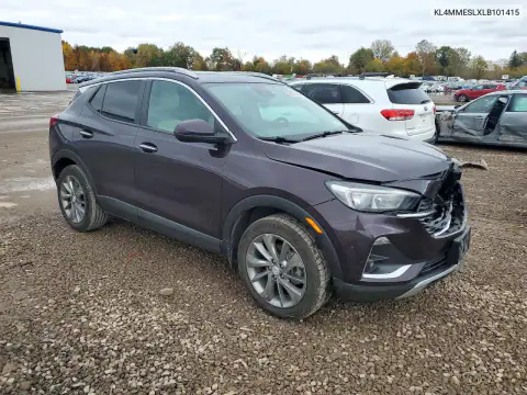 KL4MMESLXLB101415 — 2020 Buick Encore GX, zdjęcie 4 z Copart, Przód