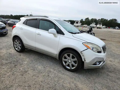 2013 Buick Encore Convenience VIN KL4CJBSB8DB198982 фото 4