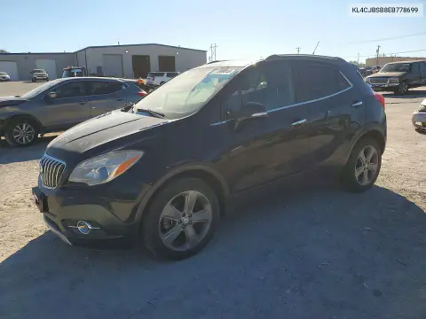 KL4CJBSB8EB778699 — 2014 Buick Encore, Боковая часть, фото до ремонта