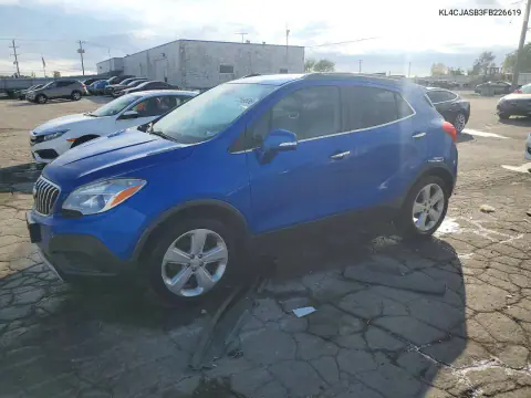 KL4CJASB3FB226619 — 2015 Buick Encore, Задняя часть, фото до ремонта