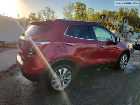 2017 Buick Encore Preferred VIN KL4CJASB4HB024990 фото 3