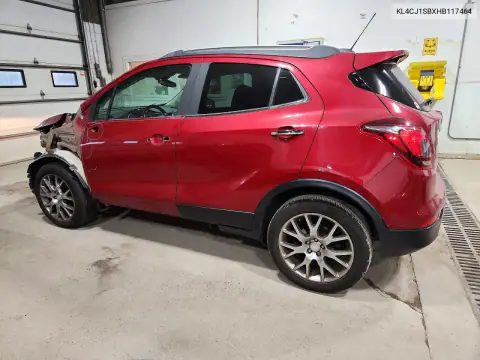 KL4CJ1SBXHB117464 — 2017 Buick Encore, photo 2 from Copart 15.10.2026, Front end