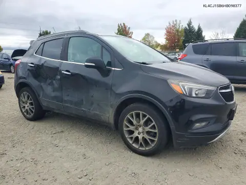 2017 Buick Encore Sport Touring VIN KL4CJ1SB6HB098377 фото 4