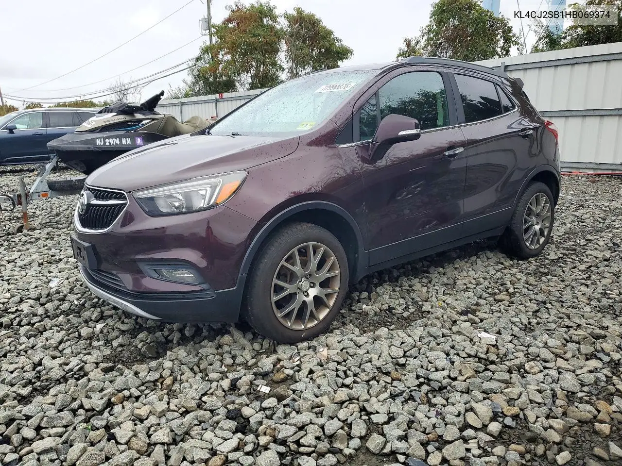 2017 Buick Encore Sport Touring VIN KL4CJ2SB1HB069374 фото 1