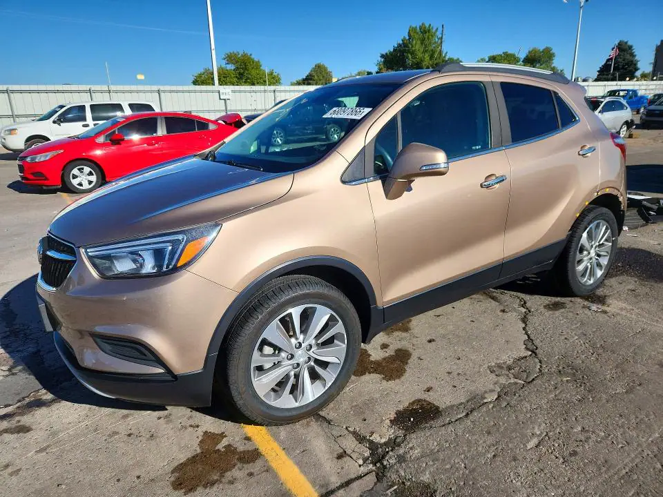 KL4CJESB9JB616673 Buick Encore 2018 — Rear end damage, before-repair photo