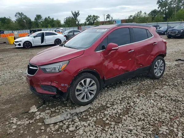 KL4CJASB0JB577593 Buick Encore 2018 — Rear end damage, before-repair photo