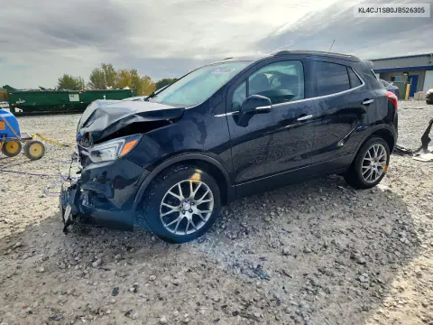 KL4CJ1SB0JB526305 — 2018 Buick Encore, Front end, before-repair photos