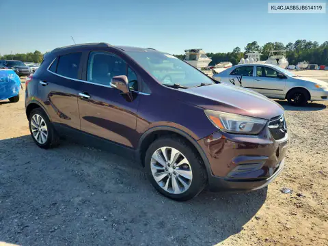 KL4CJASB5JB614119 — 2018 Buick Encore, zdjęcie 4 z Copart, Przód