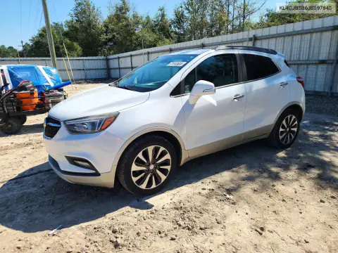 KL4CJBSB6JB597840 — 2018 Buick Encore, დატბორვა, ფოტოები შეკეთებამდე