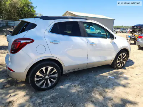 KL4CJBSB6JB597840 — 2018 Buick Encore, ფოტო 3, Copart, დატბორვა