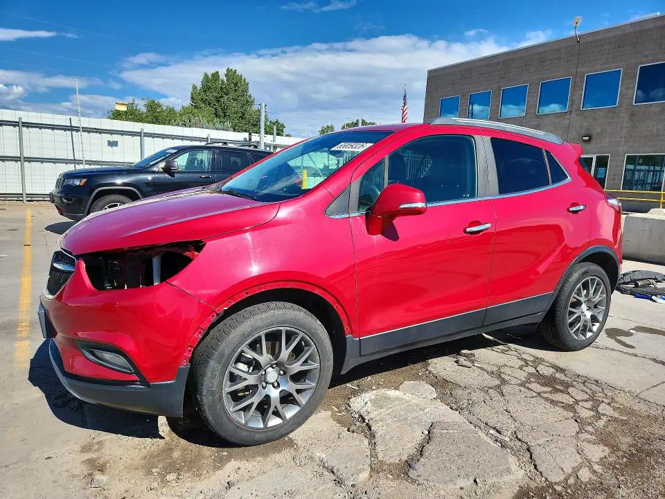 KL4CJ2SB6KB715001 Buick Encore 2019 — Front end damage, before-repair photo