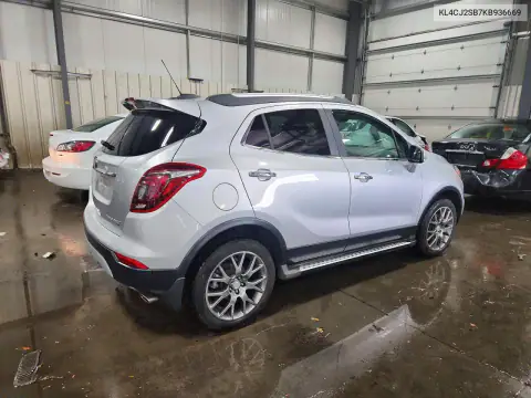 KL4CJ2SB7KB936669 — 2019 Buick Encore, фото 3 з Copart, Передня частина