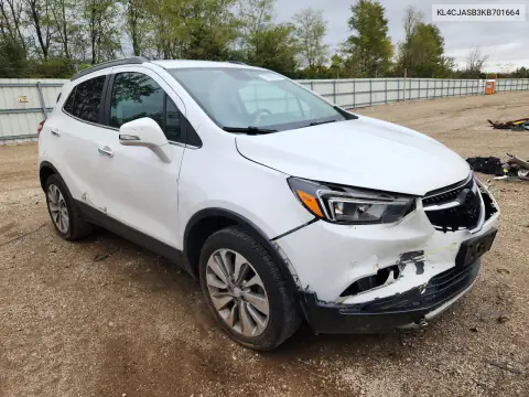 KL4CJASB3KB701664 — 2019 Buick Encore, фото 4 з Copart, Передня частина