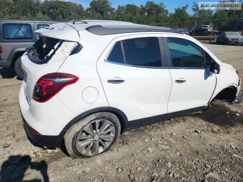 KL4CJASB3LB074241 — 2020 Buick Encore, ფოტო 3, Copart 03.11.2026, წინა ნაწილი