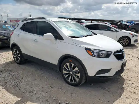 KL4CJASM5NB562773 — 2022 Buick Encore, ფოტო 4, Copart, წინა ნაწილი
