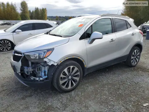 KL4CJESM5NB517095 — 2022 Buick Encore, Front end, before-repair photos