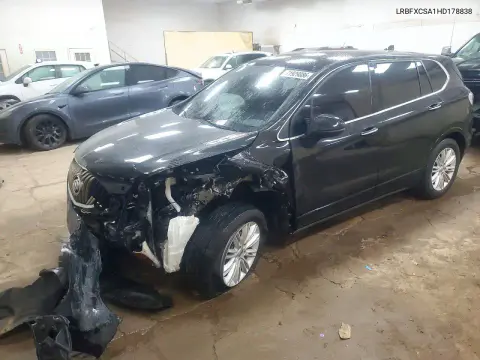 LRBFXCSA1HD178838 — 2017 Buick Envision, Передняя часть, фото до ремонта