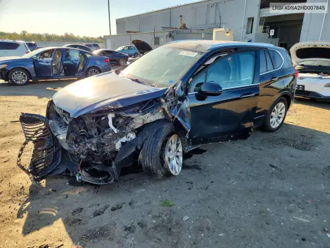LRBFXDSA2HD007845 — 2017 Buick Envision, Передняя часть, фото до ремонта