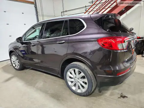 LRBFX3SX9JD026302 — 2018 Buick Envision, ფოტო 2, Copart, წინა ნაწილი