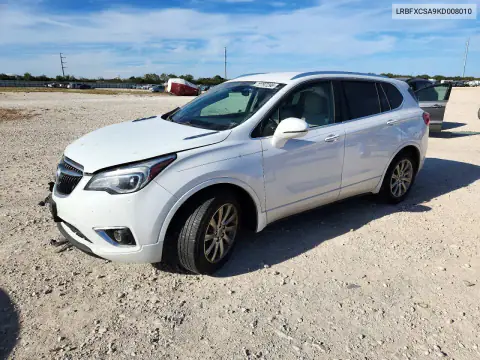 LRBFXCSA9KD008010 — 2019 Buick Envision, ПЕРЕДНЯЯ ЧАСТЬ, фото до ремонта