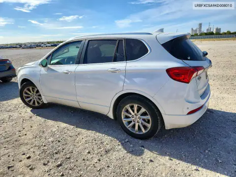 LRBFXCSA9KD008010 — 2019 Buick Envision, ფოტო 2, Copart, წინა ნაწილი