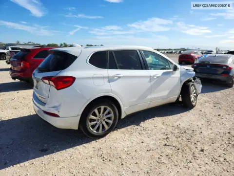 LRBFXCSA9KD008010 — 2019 Buick Envision, ფოტო 3, Copart, წინა ნაწილი